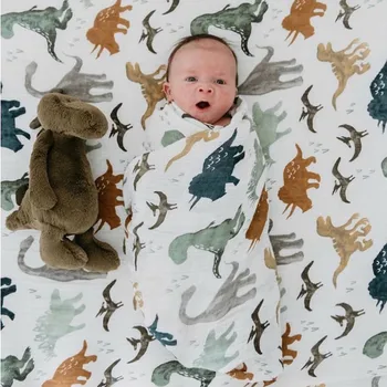 

A 70% bamboo baby swaddle baby muslin blanket quality better than Aden Anais Baby Multi-use cotton/bamboo Blanket Infant Wrap
