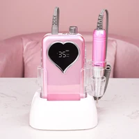 Professional Electric Manicure Nail Drill Machine 35000RPM Portable Rechargeable Cordless Efile For Acrylic Gel Nails Home Salon 2