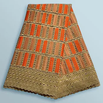 

2019 Latest Swiss Lace Fabric Dress African French Voile Lace In Switzerland High Quality Nigerian Dry Cotton Lace Fabric 03