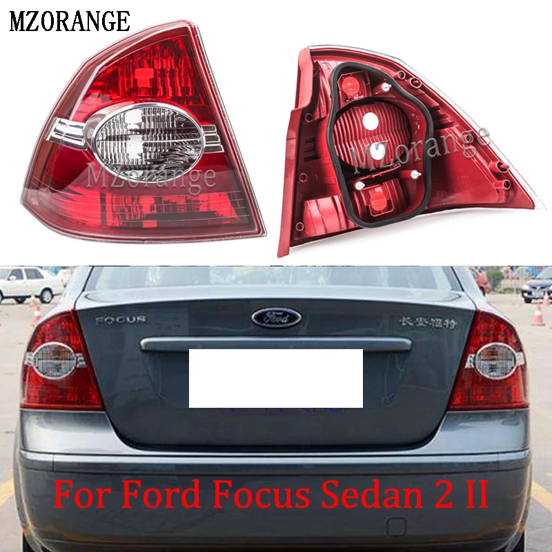MZORANGE для Ford Focus Sedan 2 II 2005 2006 2007 2008 RH/LH задний светильник s лампы Задний светильник тормозной светильник без лампы