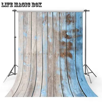 

LIFE MAGIC BOX Gradient Color Wooden Board Background For Photo Nails Cute Fall Backgrounds Colorful Backdrop Floor-481