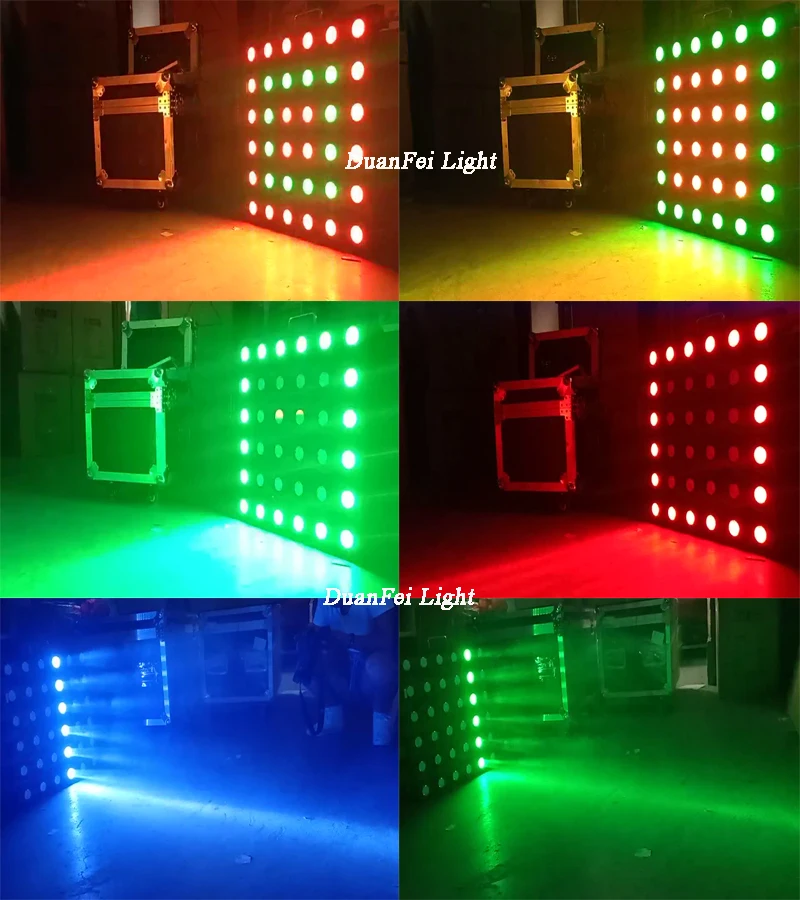 1 шт. led rgb blinder light pixel effect 36x5 Вт 3в1 rgb-матрица led lyre stage back drop для ночного клуба, бара