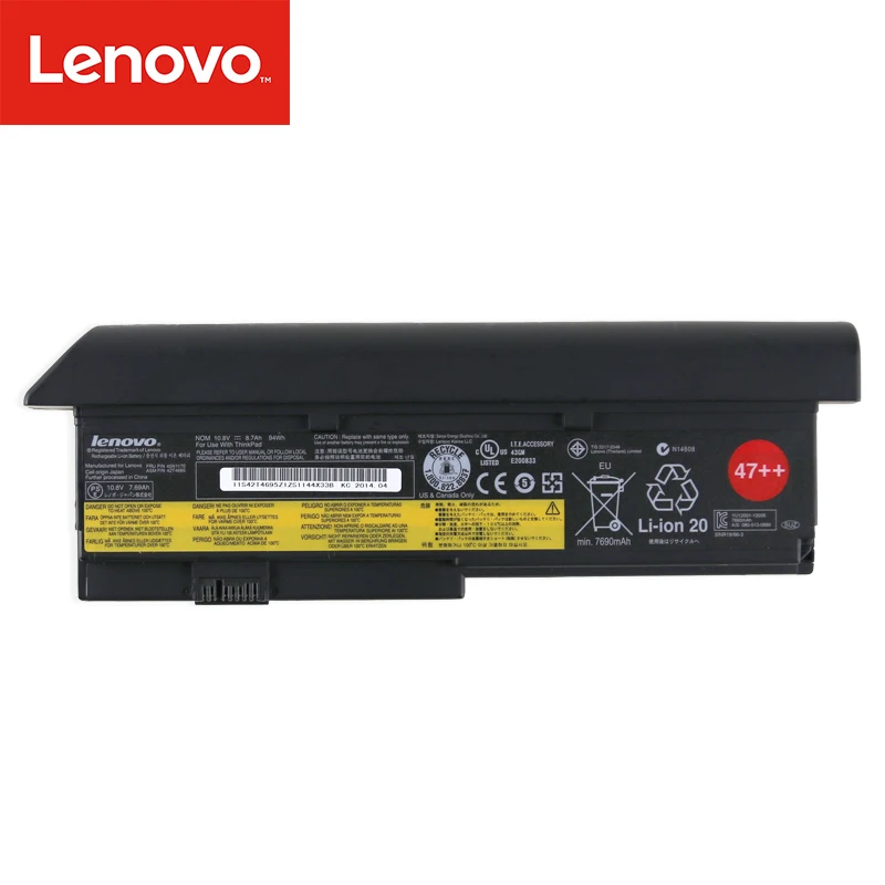 Аккумулятор для ноутбука lenovo ThinkPad X200 X200S X201 X201I 42T4834 42T4535 42T4543 42T4650 42T4534 45N117 94Wh 9-ти жильная