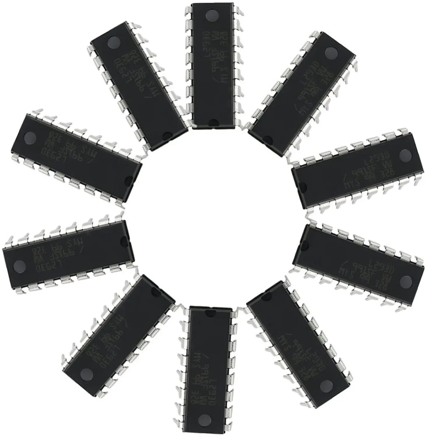 

10pcs L293D DIP 16 Pin IC Stepper Motor Drivers Controllers