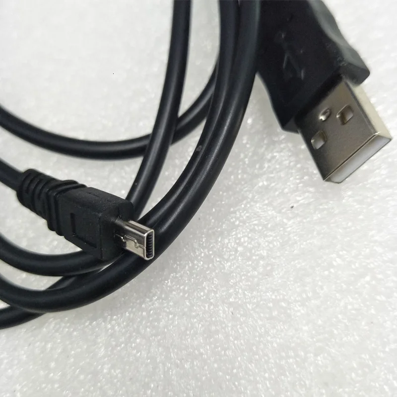 USB PC Sync Data Charging Cable For Nikon Coolpix P510 P520 D5200 D5100 D3300 D3200 S9500 UC-E16 E17 Camera Black 1.5M photography lighting kits