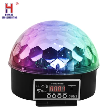 

Crystal Magic Ball Led Stage Light Disco Laser Light Party Lights Sound Control DMX Lumiere