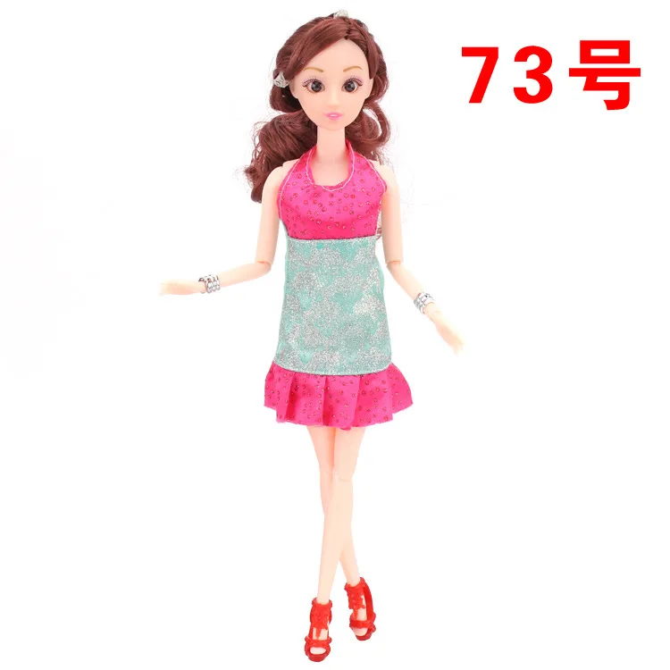 Doll Clothes 30cm Doll Handmade Fashion Short Skirt Outfit Daily Casual Wear Bjd Doll Clothes Doll Accessories Toys for Girls - Цвет: Only clothes No. 73