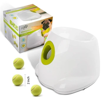

Dog Pet Toys Tennis Launcher Automatic Throwing Machine Ball Throw Device Section Emission with 3 Balls