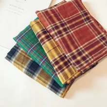 Новые Классические Childens шарфы тренд осени и зимы Цвет одинаковая шарф с узором-сеткой модель Большой Мода хлопок линия шаль Горячая B066