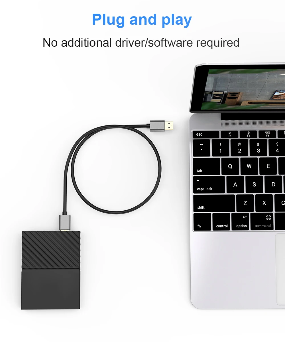 USB to Micro B Data Transfer and Charger Cable for WD, Seagate, Samsung HDD - USB 3.0 Description Image.This Product Can Be Found With The Tag Names Computer Cables Connecting, Computer Peripherals, Hard drive cable usb to micro b cable, PC Hardware Cables Adapters