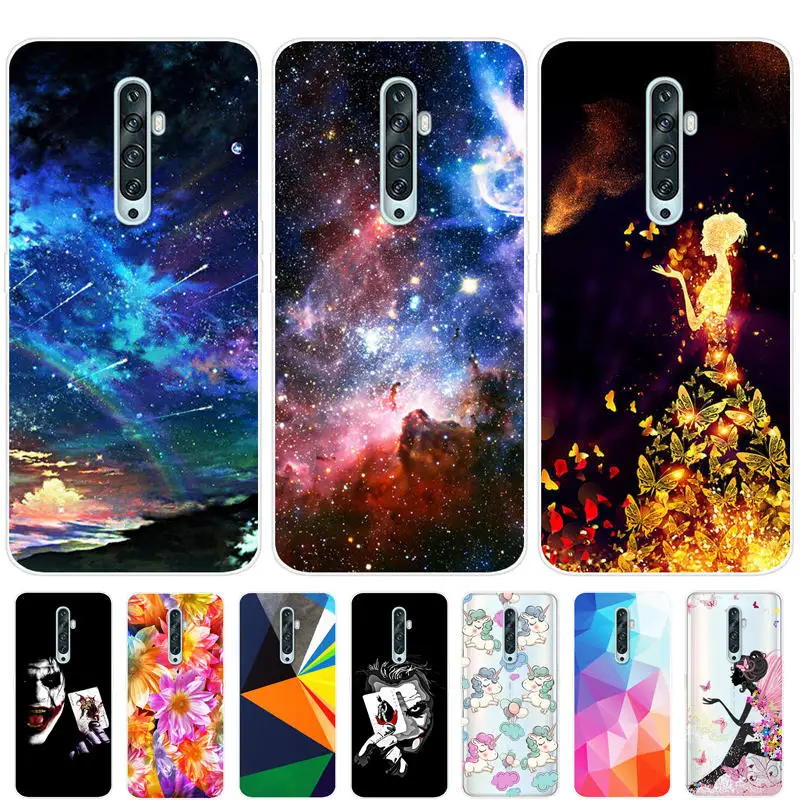 Чехол OPPO Reno2 F чехол силиконовая Мягкая задняя крышка из ТПУ для телефона Reno 2F Reno2F