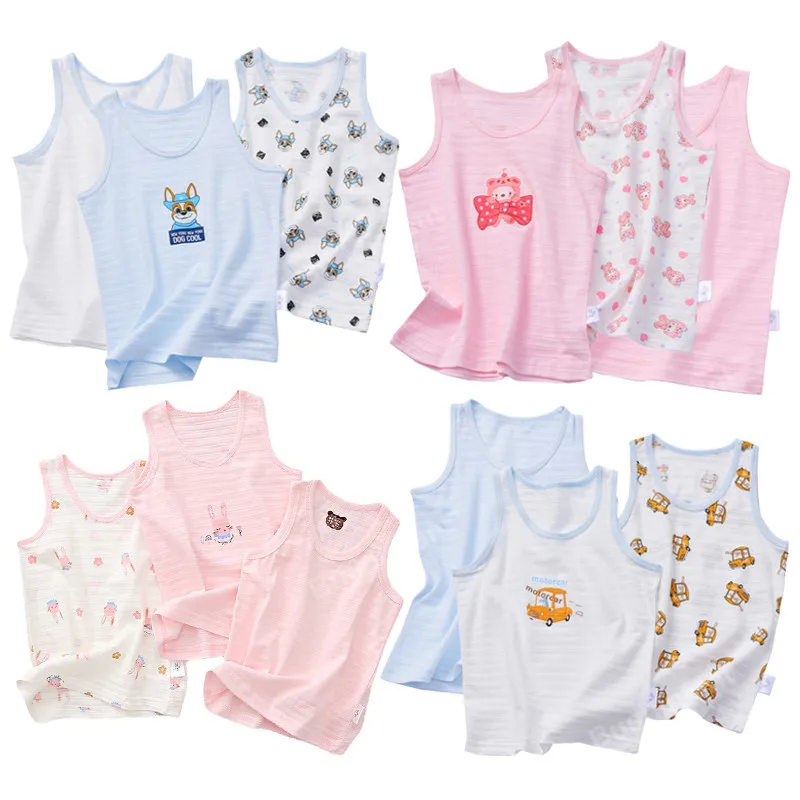 kids tank tops 3pcs for boys girls