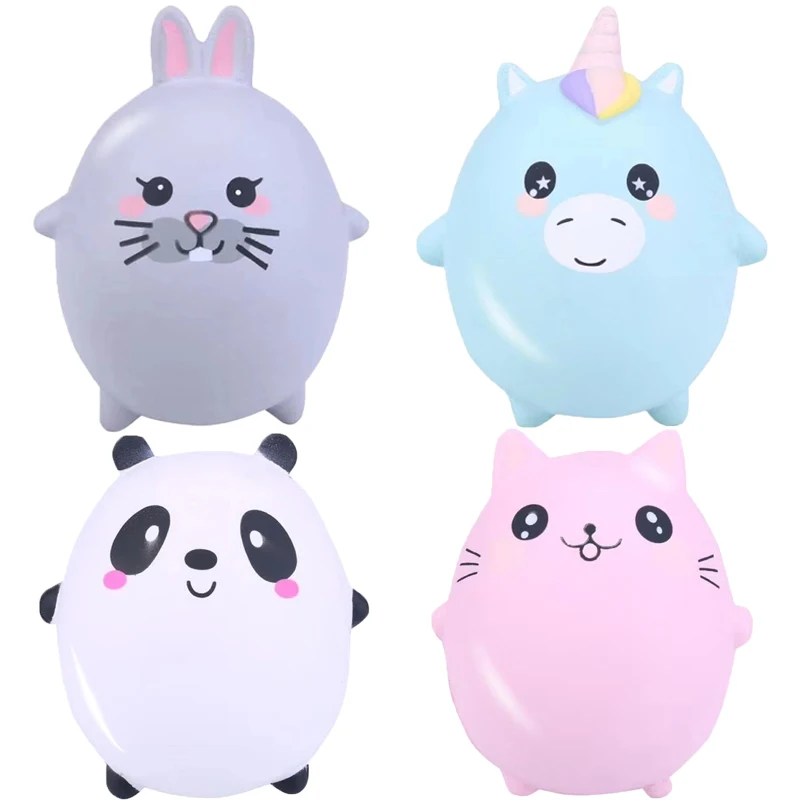 Jumbo Cute Unicorn Pig Rabbit Panda Cat Squishy Slow Rising Scented Stress Relief Squeeze Toys for Kids Birthday Christmas Gift
