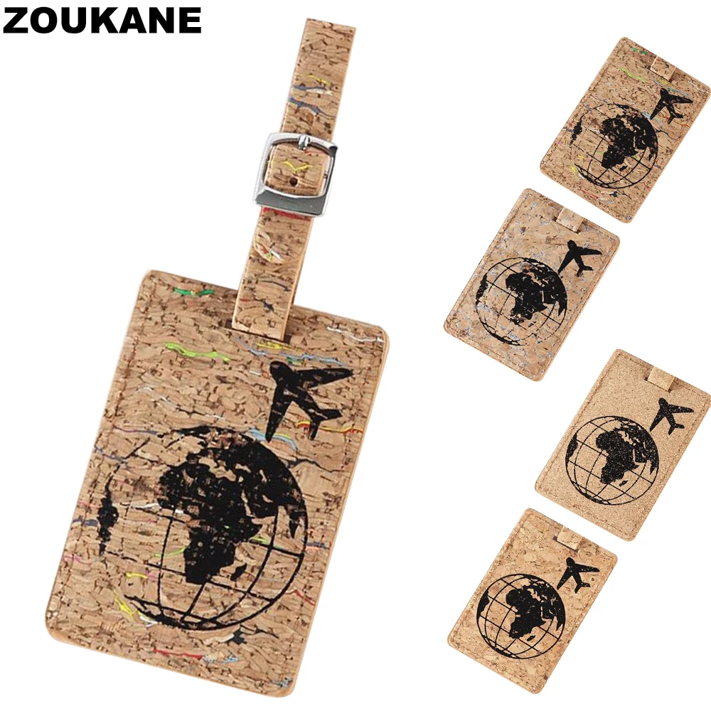Zoukane земля чемодан кожа багажная бирка этикетка сумка Подвеска Сумочка