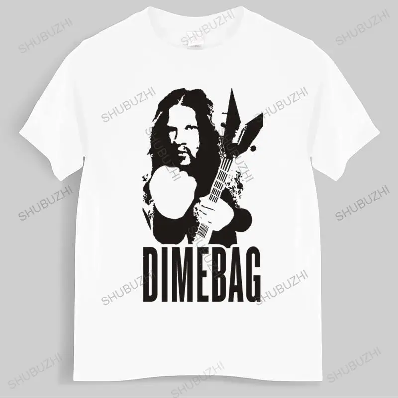 Модная брендовая Футболка мужская MAGLIA MAGLIETTA футболка UOMO MUSICA DIMEBAG PANTERA ROCK METAL BIANCA