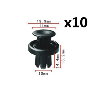 

10pcs For Honda The 9th generation Acord Bumper buckle / Nylon Retainer Clip B130