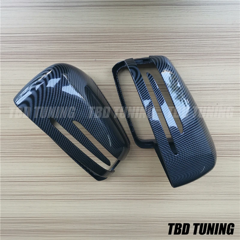 Зеркальная крышка из углеродного волокна для Mercedes W204 W212 W207 W176 W218 A B C E S CLS GLK