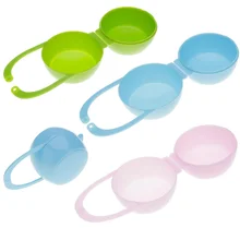 Младенческая коробка для соски нетоксичные соски пустышки чехол Holde портативный для маленьких мальчиков и девочек PP розовый случайный прочный