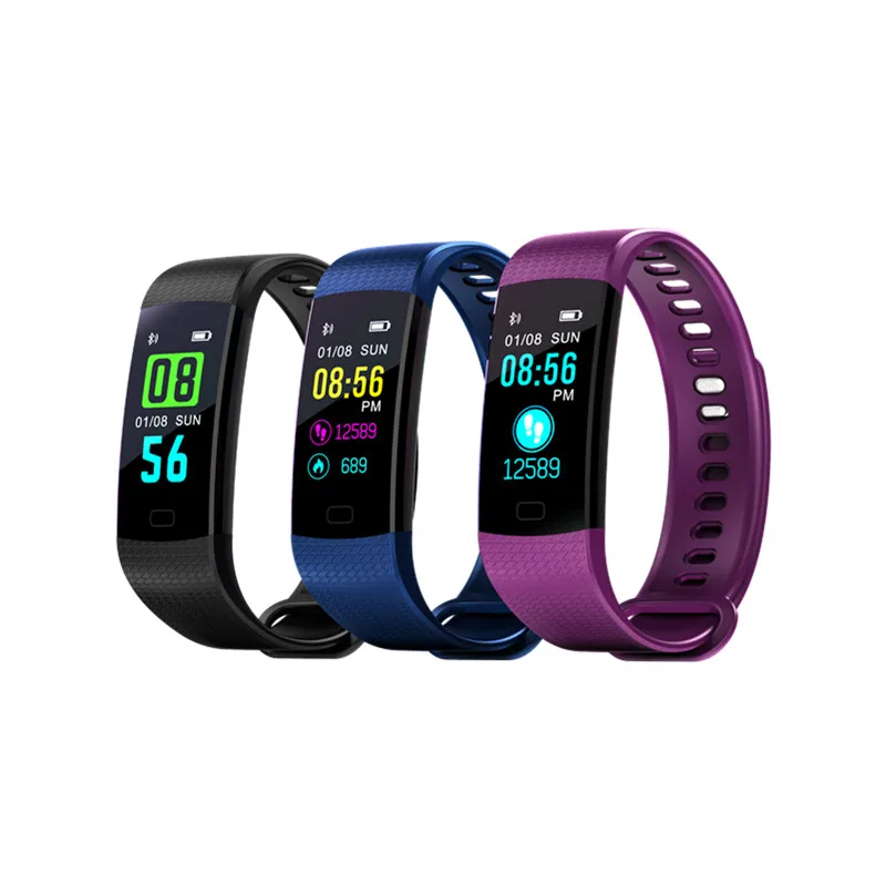 

Y5 Fitness Tracker Smart Bracelet IP67 Watches Blood Pressure Wristband Fitness Pedometer Color-Screen Smart Health Bracelet
