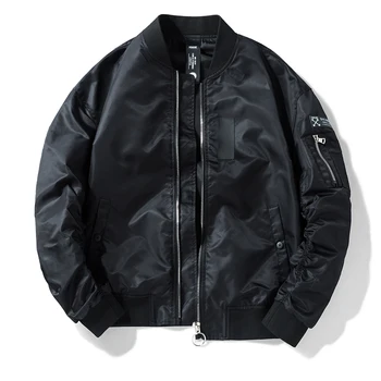 

2020 Spring and Autumn Men's Bomber Bomber Jacket Men Ma-1 Flight Jacket Pilot Pilot Men's Baseball Leader Slim Casual Jacket
