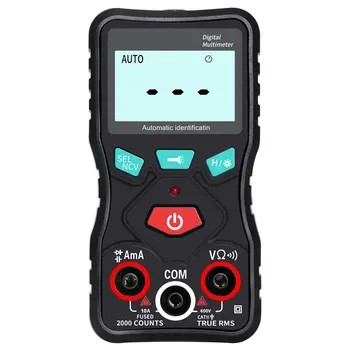 

New Automatic Digital Multimeter True RMS AC/DC Voltage Current Ohm Capacitance Diode NCV Multimetro Tester Data Hold Flashlight