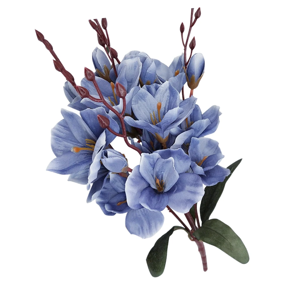 Искусственный шелк 45 см 5 веток магнолия украшение для дома гостиничный стол