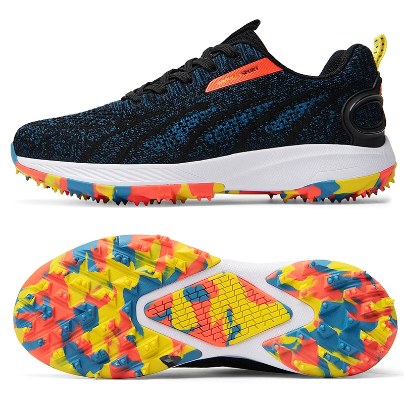 

2020 Men Golf Shoes Spring Summer Breathable Golf Sneakers Anti Slip Training Shoes for Golfer Men Comfortable Sport Sneakers