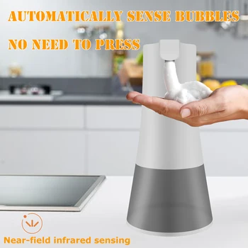 

Automatic Induction Foam Soap Dispenser Intelligent Touchless Sensor Foam Iquid Soap Dispenser for Kitchen Bathroom
