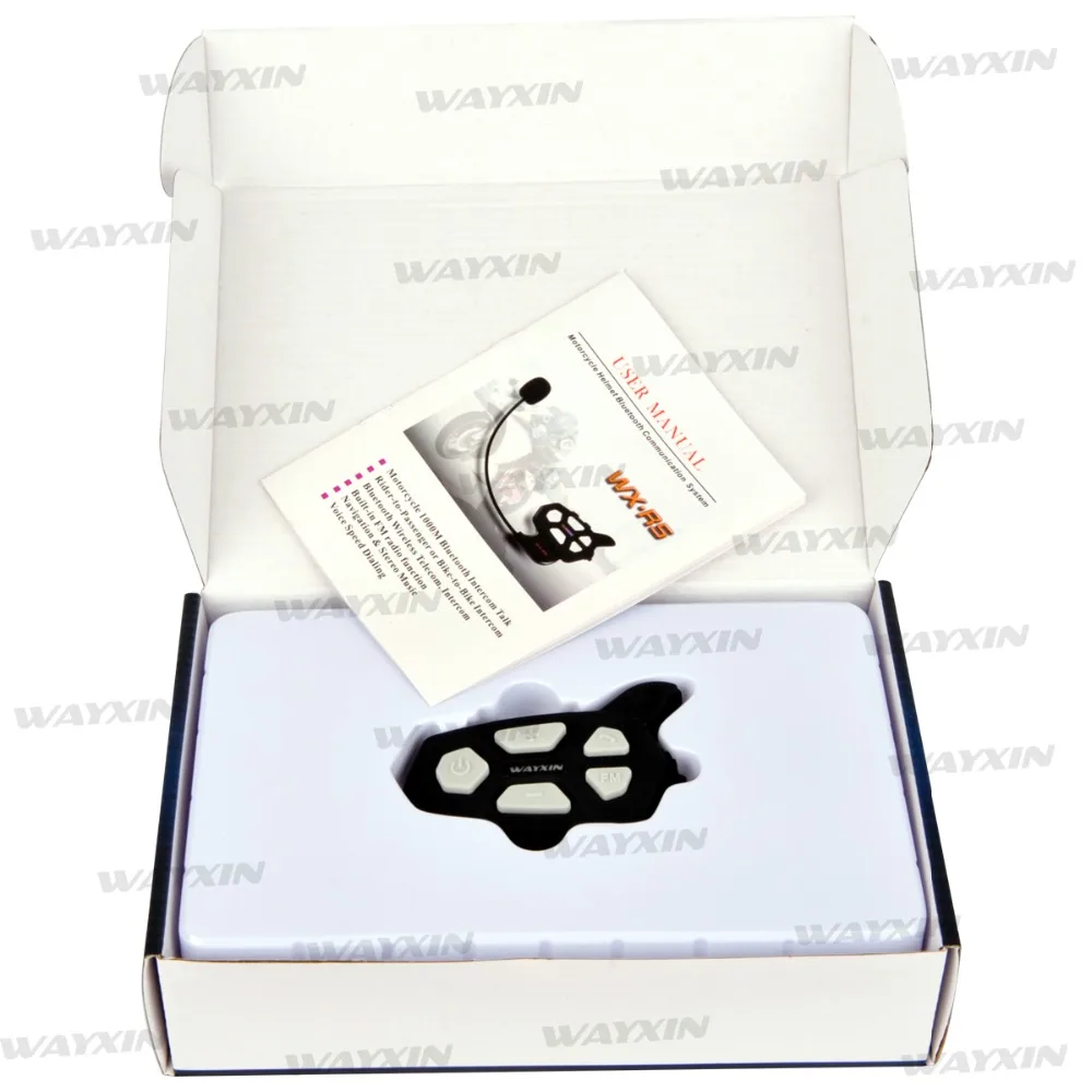 WAYXIN-R5-1PCS-Motorcycle-Bluetooth-Intercom-1000M-Interphone-Built-in-FM-Radio-Large-Volume-Moto-Bluetooth(4)