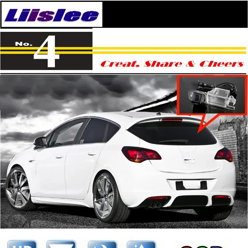 Liislee для PAL / NTSC использования | CCD + RCA Автомобильная камера Opel Astra 2009 ~ 2013 заднего