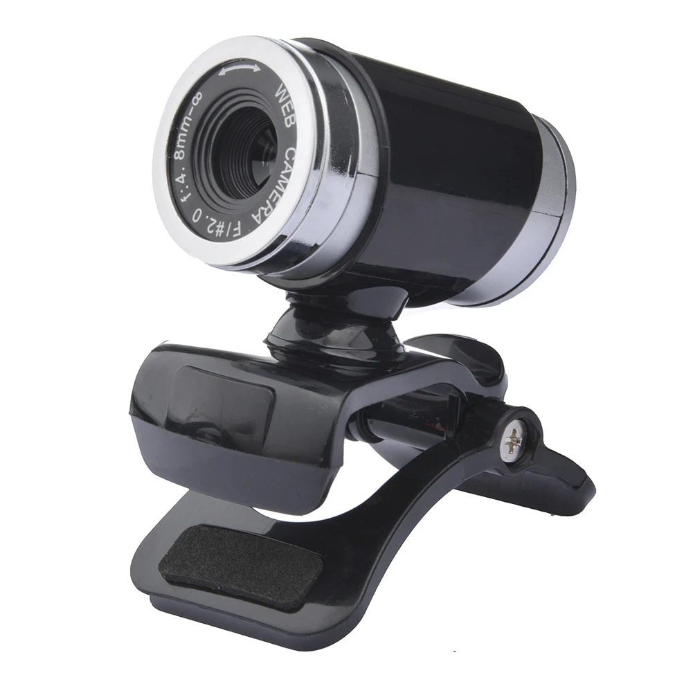 

HD Web Camera USB 2.0 Webcam with Sound Absorption Microphone for Computer PC Laptop Video Call Online Teaching