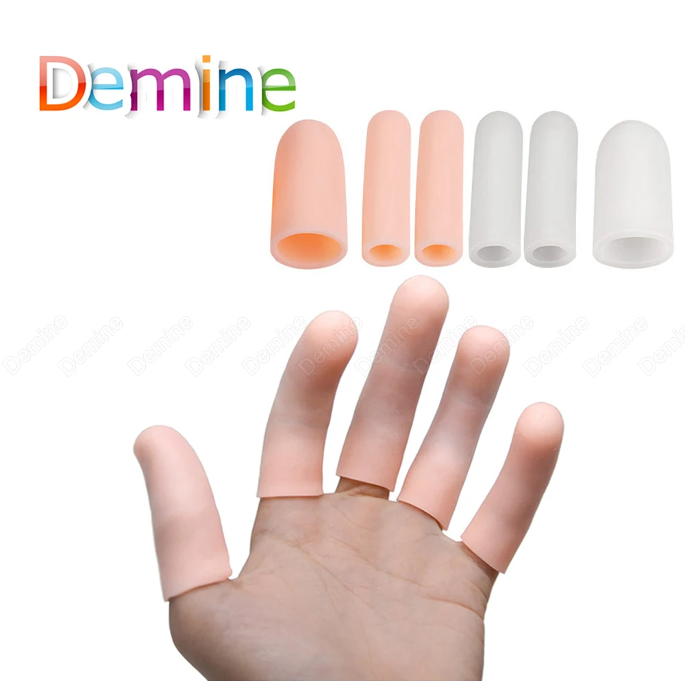 Demin 5 pièces embout en Silicone fermé manches de protection anti-usure prévenir les cors, les ampoules, soulager la douleur, une séparation correcte, soins des pieds