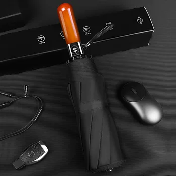 

[Normal Delivery] 2020 New Style Fully Automatic Rain Umbrella Men's Women's Business Gift Folding Umbrella