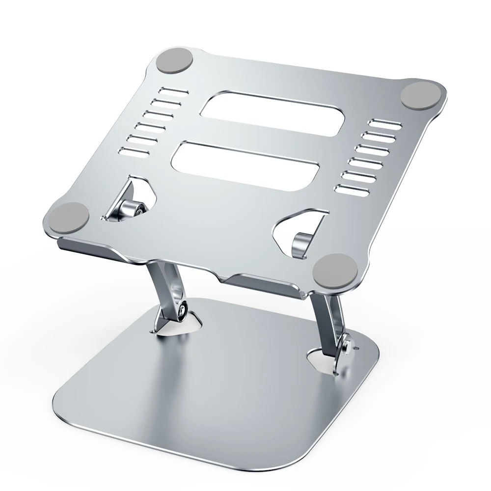 Sleek Aluminium Adjustable Foldable Laptop Stand with Heat Dissipation