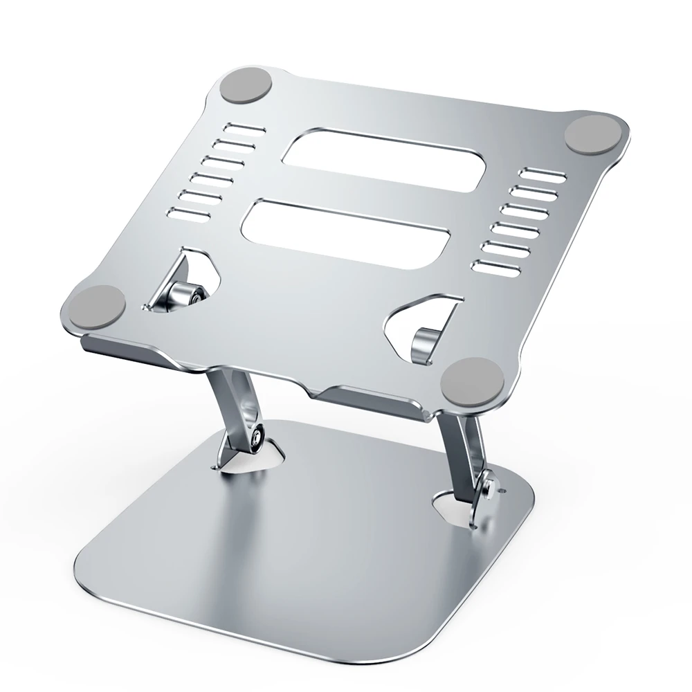 Suporte do portátil base ajustável para cama de mesa de alumínio notebook  suporte de mesa para macbook ar ipad dobrável antiderrapante suporte de  refrigeração|Suporte p/ laptop| - AliExpress
