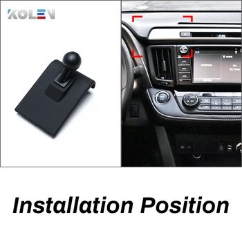Supporto per telefono cellulare per auto per Toyota RAV4 2013 2014 2015 2016 2017 2018 supporto per gravità GPS supporto speciale per navigazione AirVent - Supporto per telefono cellulare per auto per Toyota RAV4 2013 2014 2015 2016 2017 2018