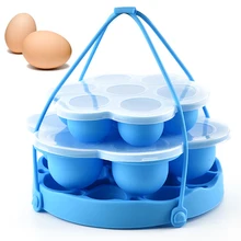Многофункциональная силиконовая решетка для варки яйцеварка отпаривания яйцо стойки Съемная теплоизолирующая подкладка для Кухня аксессуары