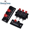 ShengYang 1PCS 2 4 6  Way Spring Push Release Connector Speaker Terminal Strip Block ► Photo 3/6