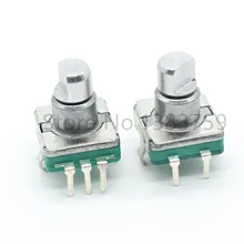 5PCS/LOT EC11 encoder with switch 30 Positioning number 15 Pulse axis length 15mm Press stroke 1.5MM 5PCS/LOT EC11 encoder with switch 30 Positioning number 15 Pulse axis length 15mm Press stroke 1.5MM