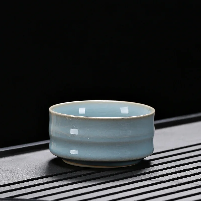 1 шт. китайский чайный стакан посуда китайский чайный набор кунг-фу керамическая глазурь чайная чашка расписанная вручную фарфоровые чашки для чая Пуэр Улун - Цвет: 6