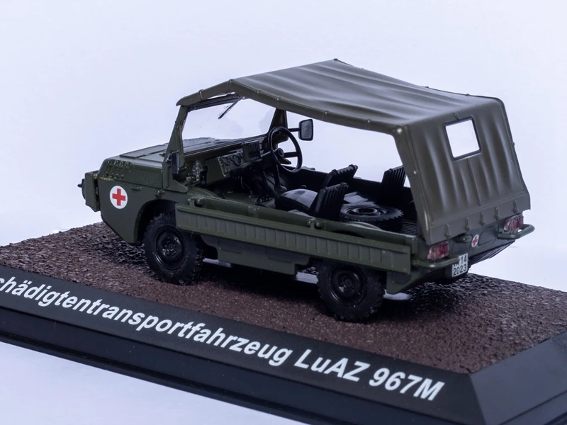 1:43 металлическая модель автомобиля Luaz 967 м Восточно-немецкий военный автомобиль сплав модель детских игрушек