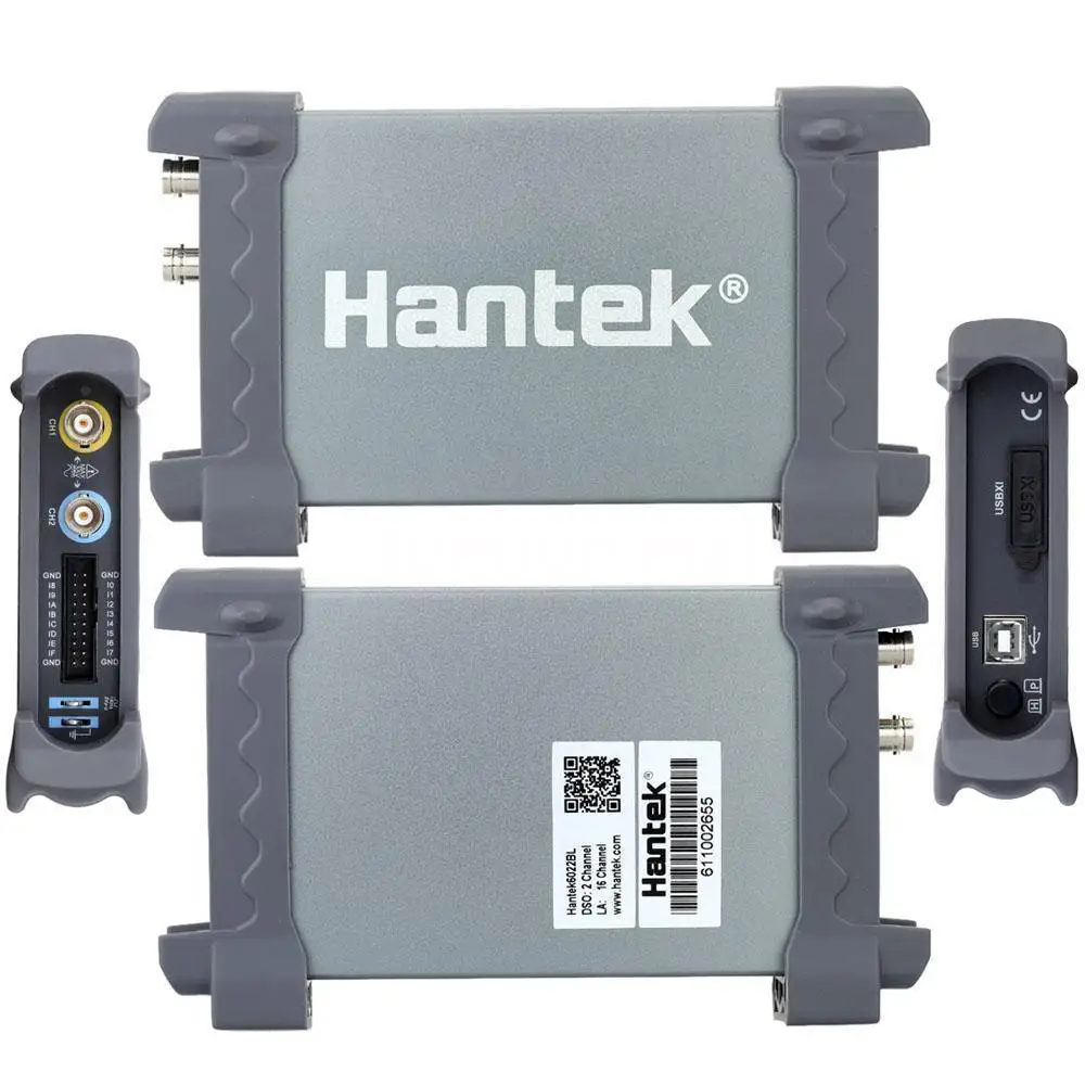 Цифровой осциллограф Hantek 6022BE 6022BL портативный двухканальный Виртуальный для ПК с