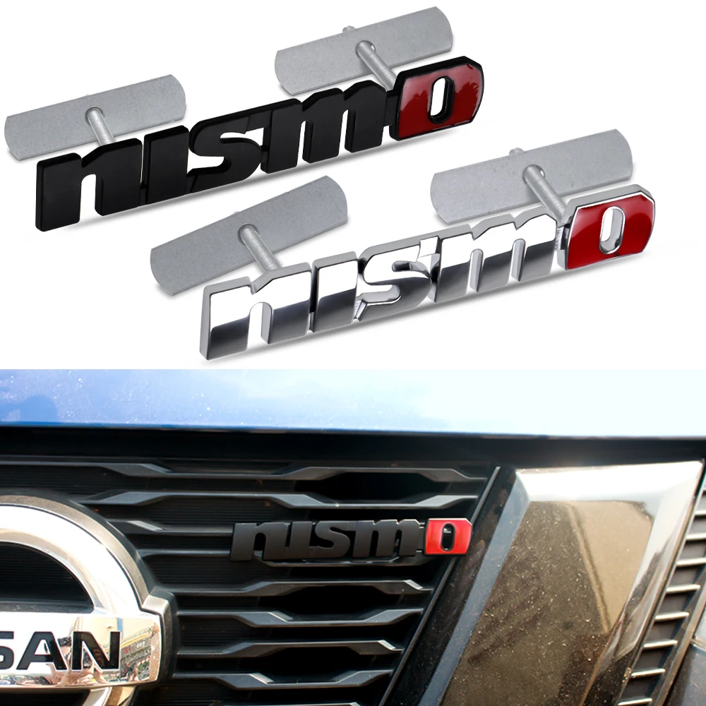 3D Metal Car Nismo Emblem Decal Front Grille Body Trunk Sticker For Nissan Qashqai Juke Leaf Micra Sentra NOTE Patrol Maxima | Автомобили