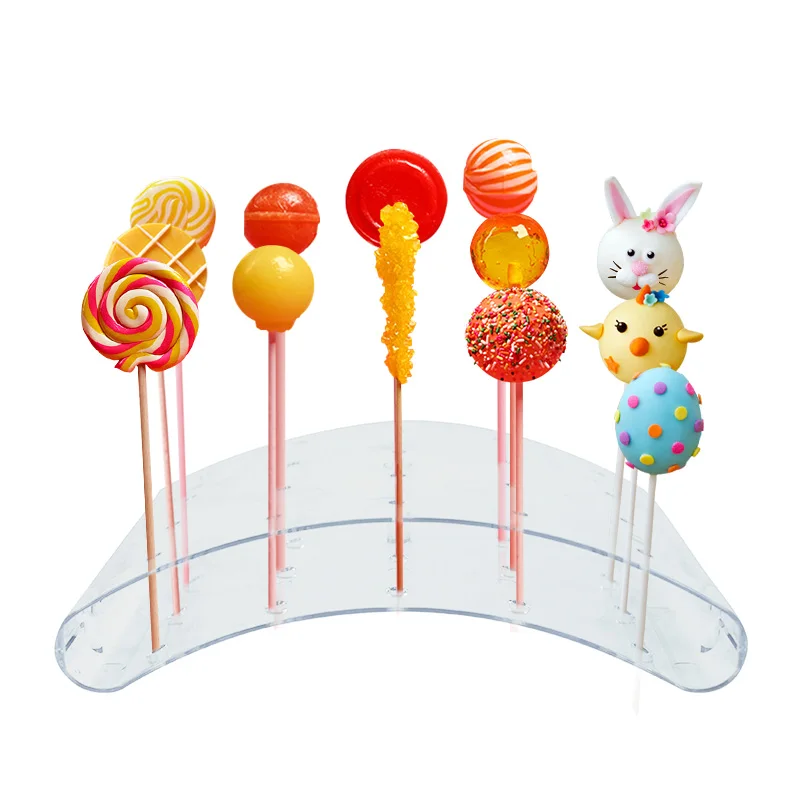 20 Holes Cake Pop Lollipop Stands Cake Candy Display Stand Holder DIY