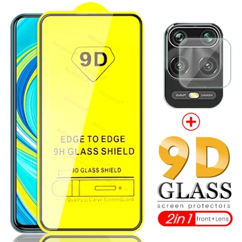 

redmi note 9 s glass 2in1 9d full glue camera glass for xiaomi redmi note 9s 9a 9c glass protective redme notes 9 pro max стекло