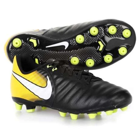 Nike Tiempo Ligera Iv Ag-pro Negra-amarilla