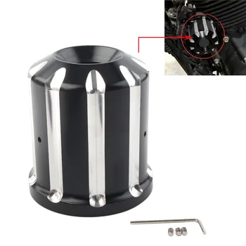 

Motorcycle Edge Cut Contrast Oil Filter Cover Cap w/Hardware Kit CNC Alumium For Harley Touring Twin Cam Models