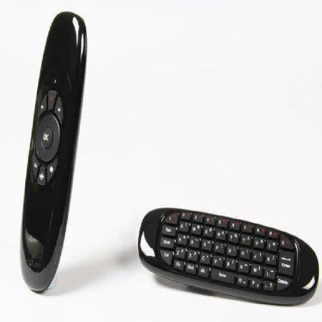 Tastiera Telecomando Air Mouse Wireless 2.4G Con Retroilluminazione - Per Android TV Box, PC, HTPC - MX3 Nero