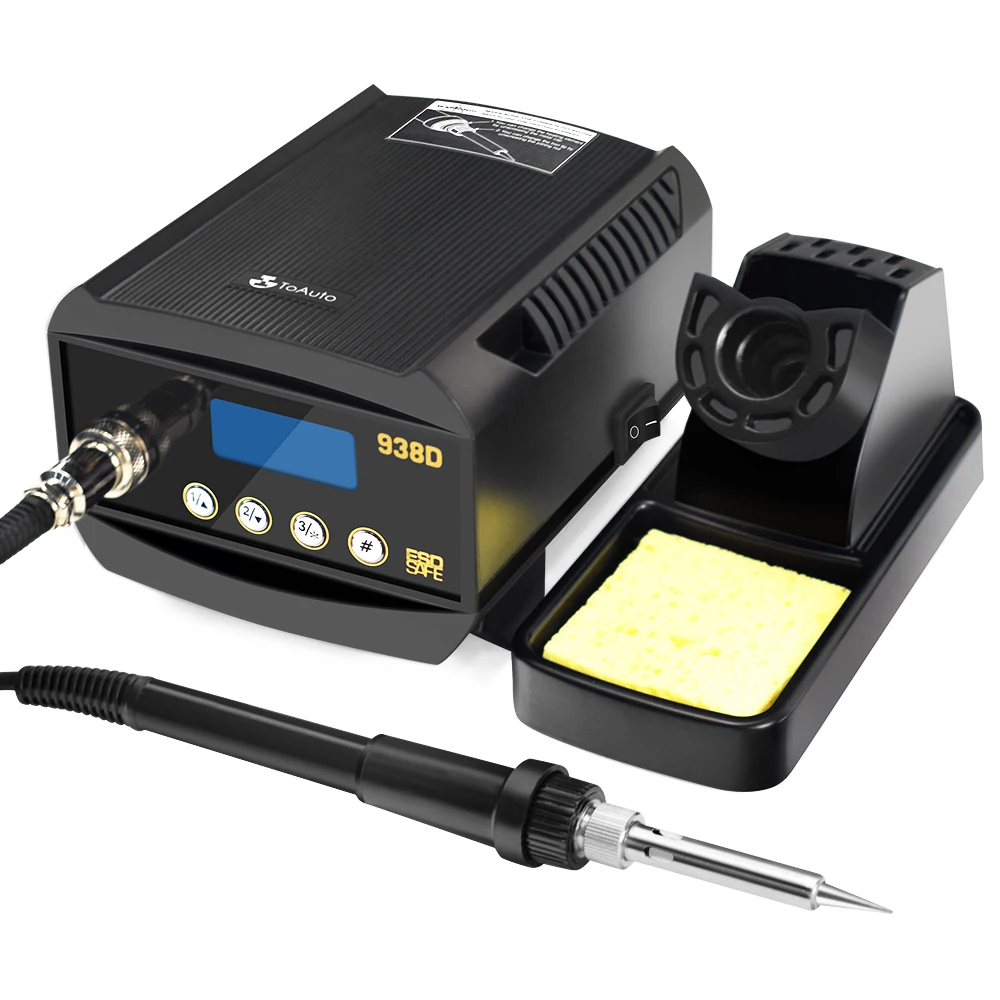 

ToAuto AT938D 60W Soldering Station LCD Digital Display Welding Rework Station Temperature Correction Adjustable Solder Iron