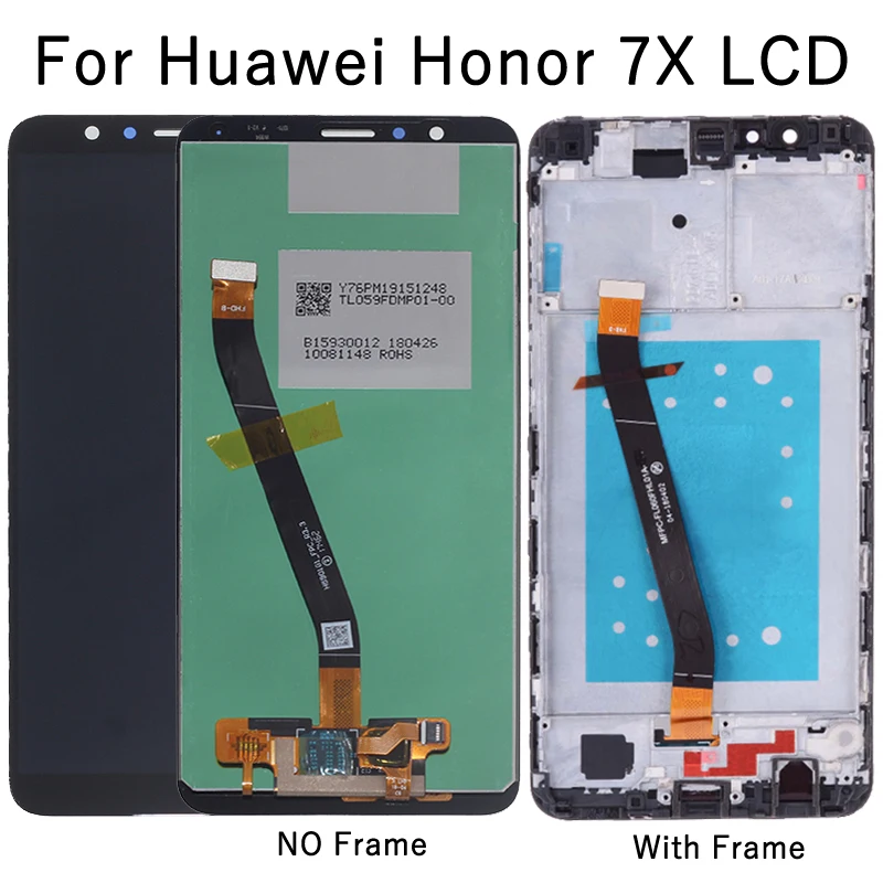 5 93 ''дисплей для huawei Honor 7X с рамкой дисплей сенсорный экран дигитайзер ЖК